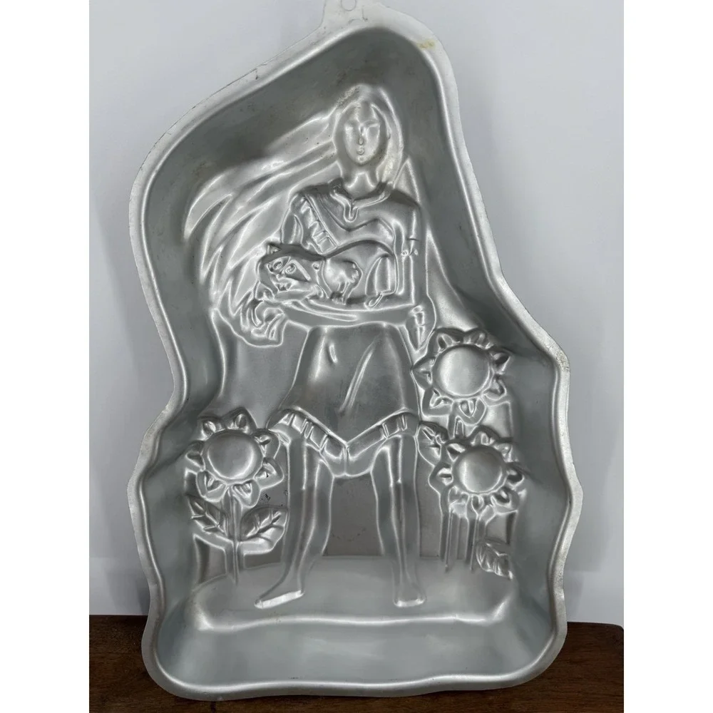 VTG 1995 Wilton Disney Pocahontas Bake Birthday Party‎ Supplies Cake Pan Cartoon